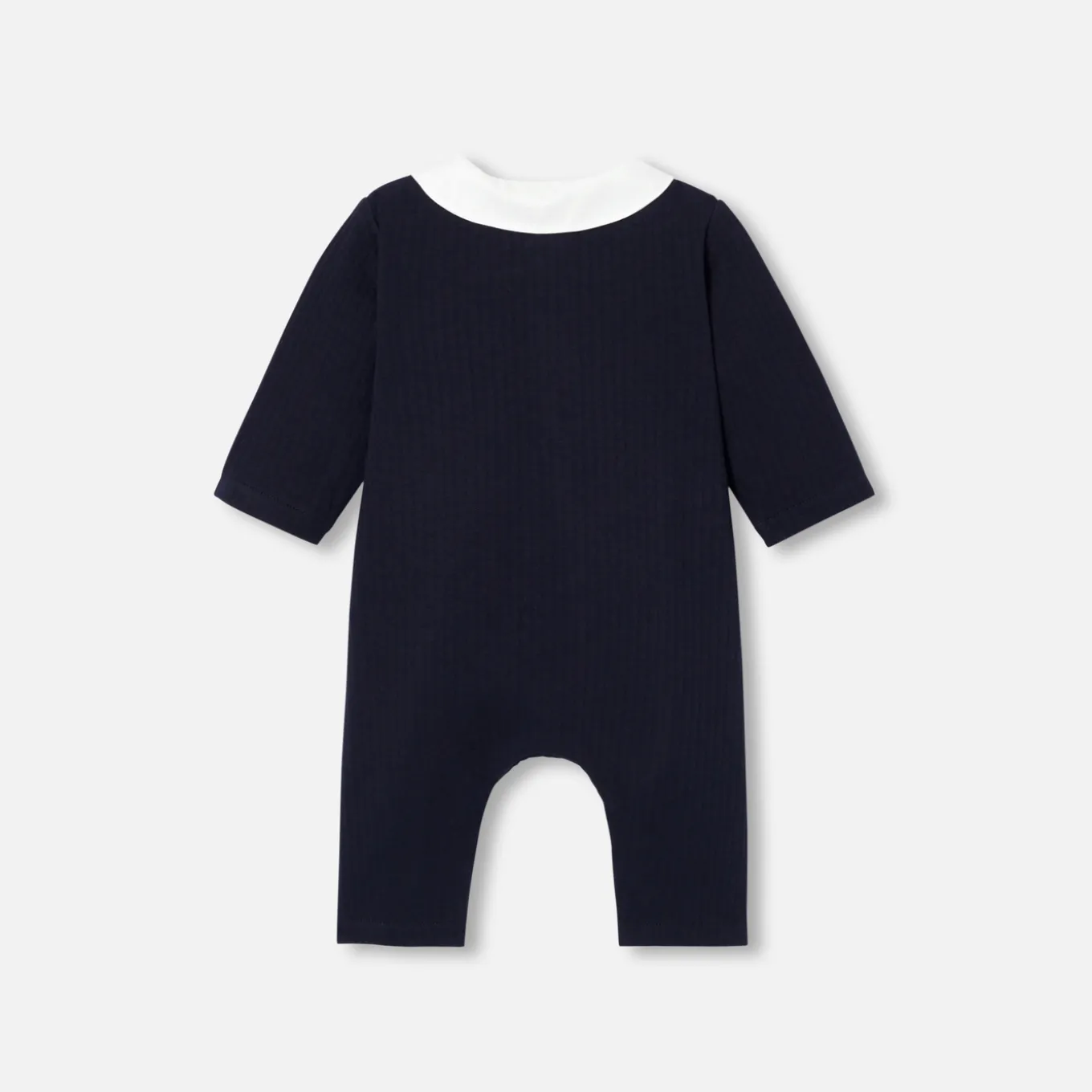 Baby boy jumpsuit in quilted jersey