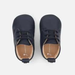 Baby boy leather slippers