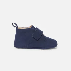 Baby boy leather slippers