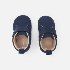 Baby boy leather slippers