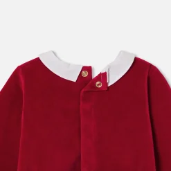 Baby Christmas velvet pajamas