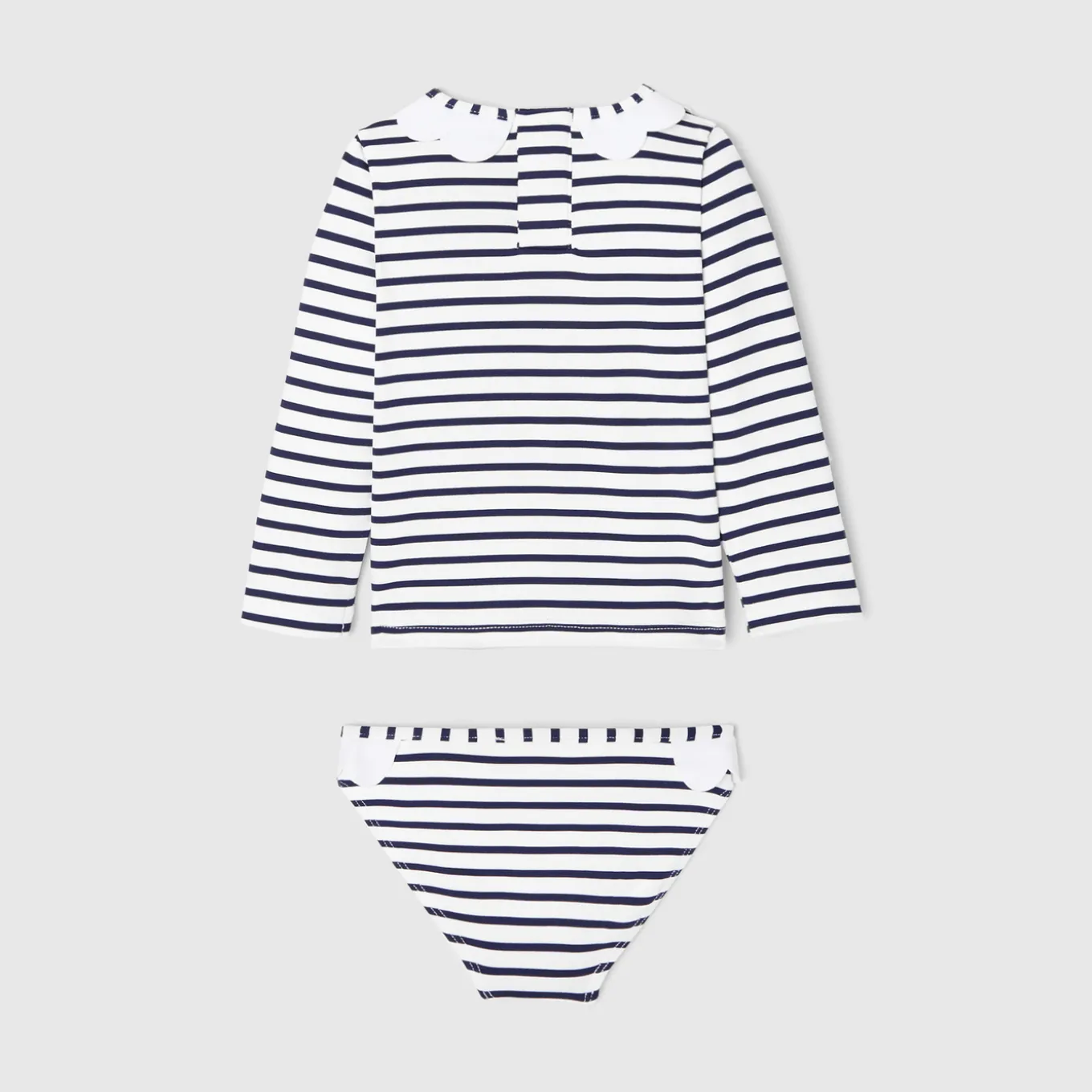 Baby girl anti-UV swimsuit set
