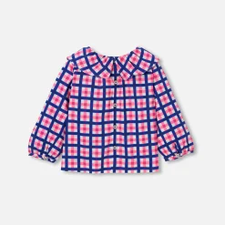 Baby girl checked blouse