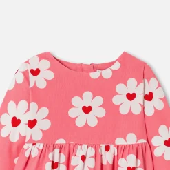 Baby girl dress in milleraies velvet