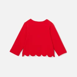 Baby girl fleece cardigan
