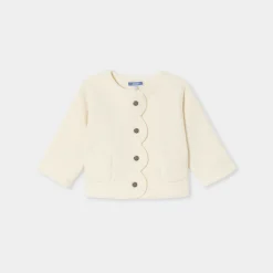 Baby girl fleece cardigan