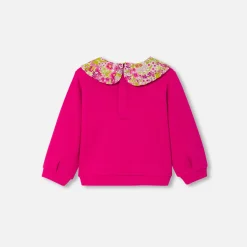 Baby girl fleece sweatshirt
