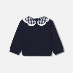 Baby girl fleece sweatshirt