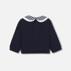 Baby girl fleece sweatshirt