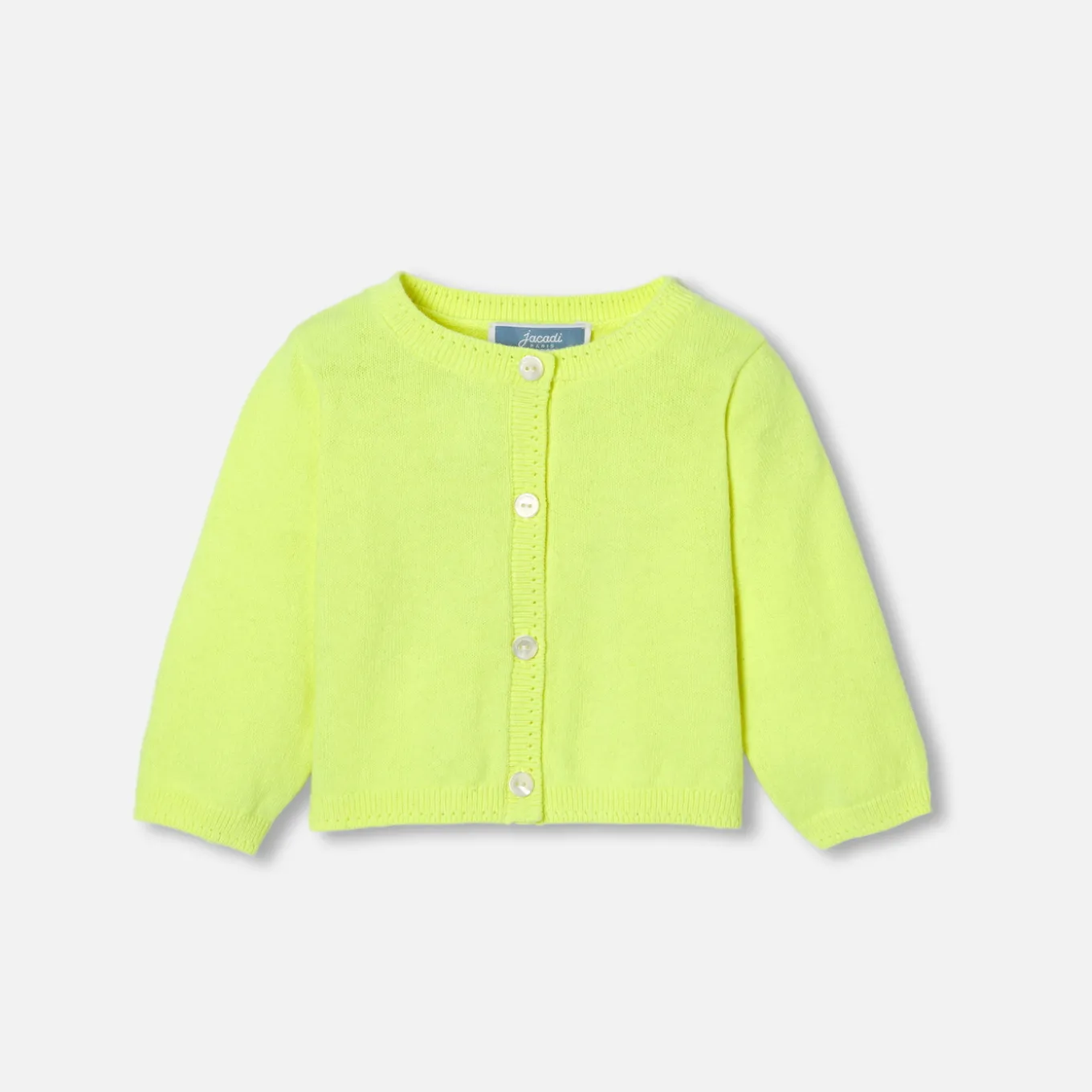 Baby girl jersey cardigan