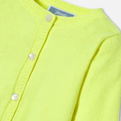 Baby girl jersey cardigan