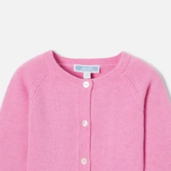 Baby girl jersey cardigan