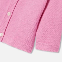 Baby girl jersey cardigan