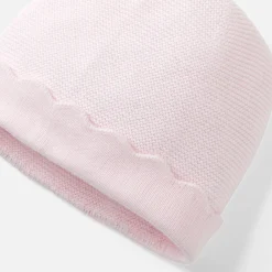 Baby girl knitted hat