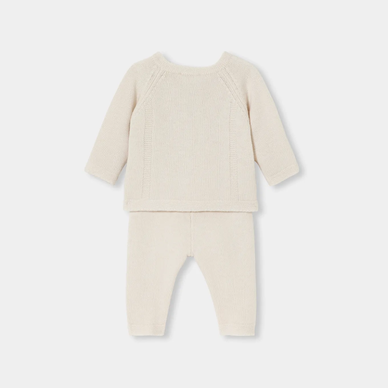 Baby girl knitwear set