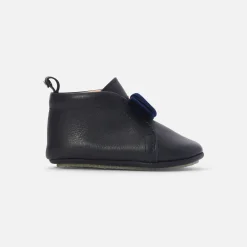 Baby girl leather slippers