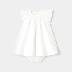 Baby girl linen ceremony dress