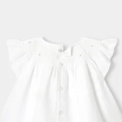 Baby girl linen ceremony dress
