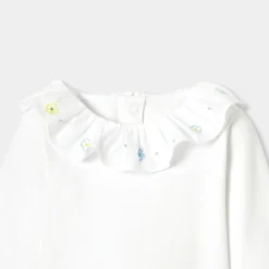 Baby girl long-sleeved bodysuit