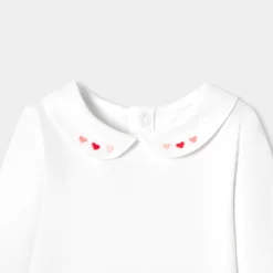 Baby girl long-sleeved bodysuit