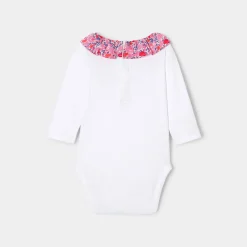 Baby girl long-sleeved bodysuit