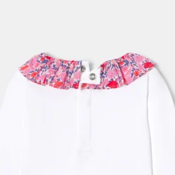 Baby girl long-sleeved bodysuit