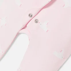 Baby girl pajamas in fleece