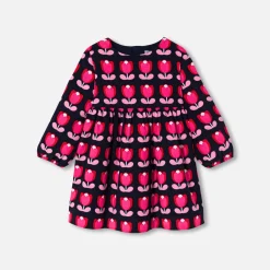 Baby girl velvet dress