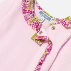 Baby girl velvet pajamas