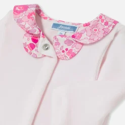 Baby girl velvet pajamas