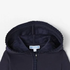 Baby girl zip-up sweatshirt