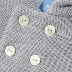 Baby knitted burnous jacket