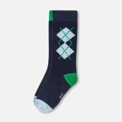 Boy duo of high socks
