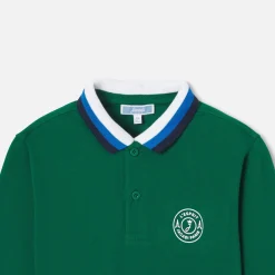Boy long-sleeved polo
