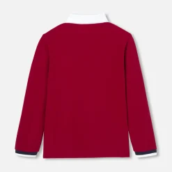 Boy long-sleeved polo