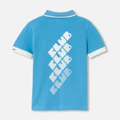 Boy short-sleeved polo