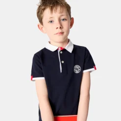 Boy short-sleeved polo shirt