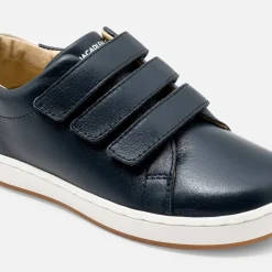 Boy smooth leather tennis shoes