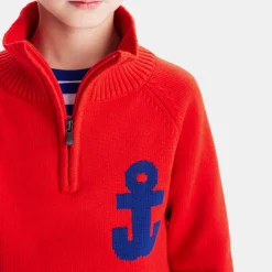 Boy trucker sweater