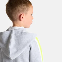 Boy zip-up cardigan