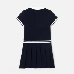 dress in cotton piqué