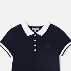 dress in cotton piqué