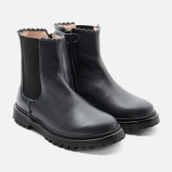 Girl Chelsea boots in smooth leather
