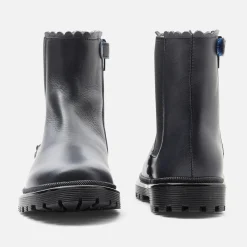 Girl Chelsea boots in smooth leather