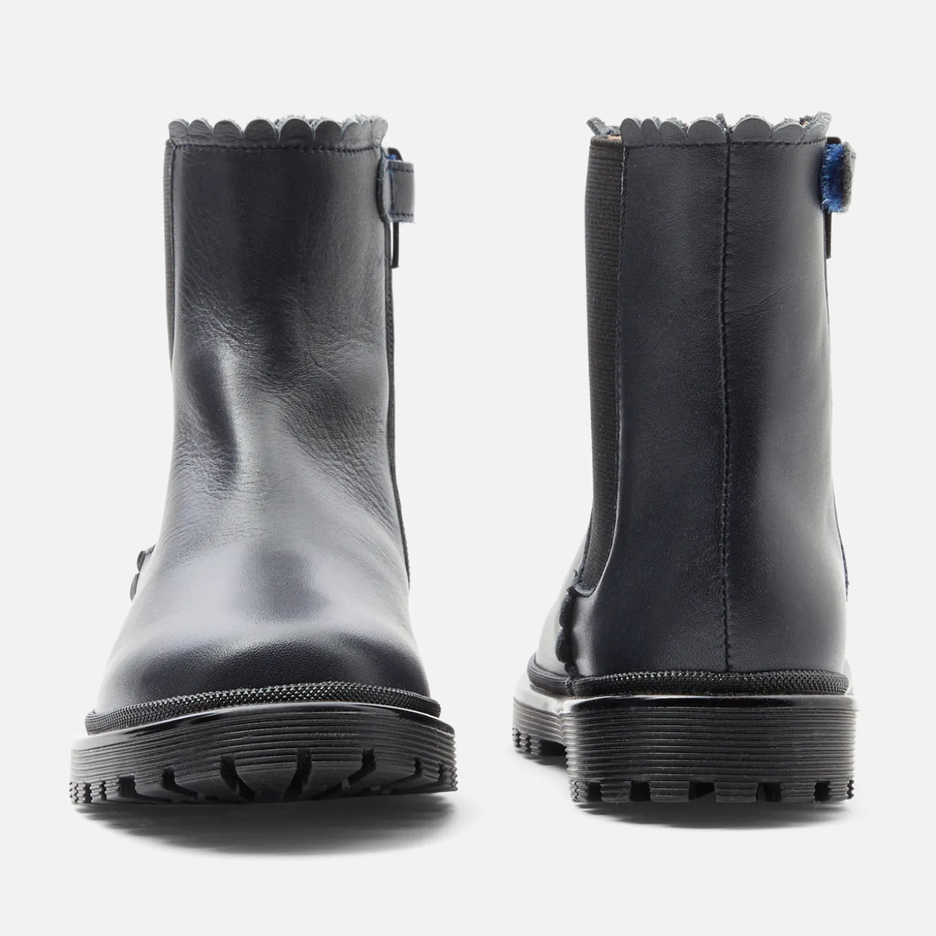 Girl Chelsea boots in smooth leather
