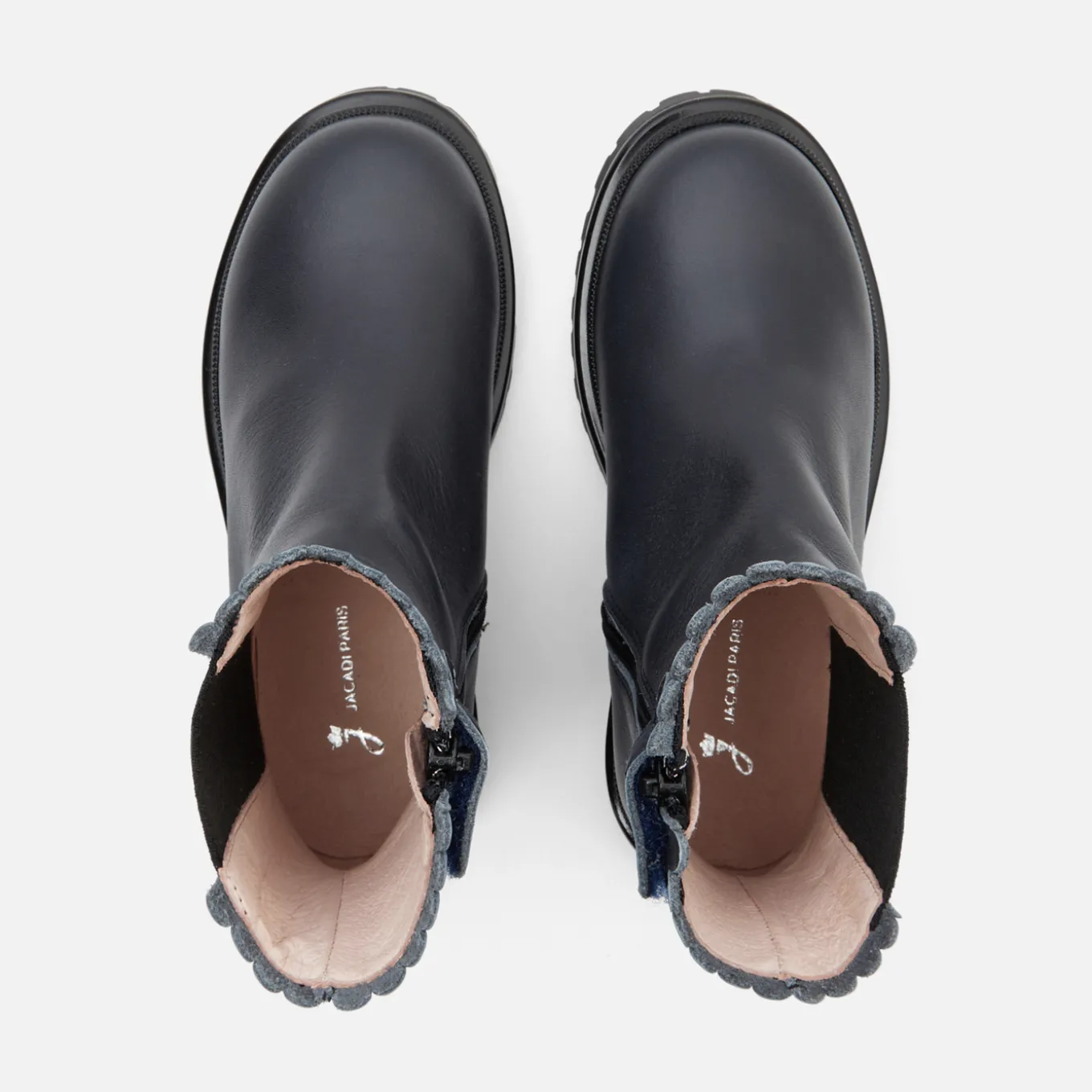 Girl Chelsea boots in smooth leather