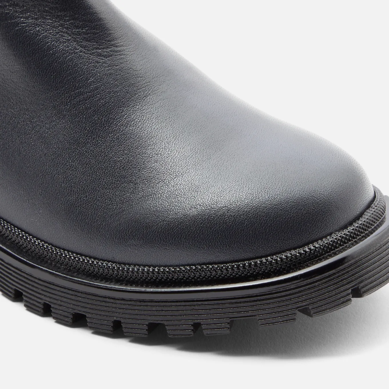 Girl Chelsea boots in smooth leather