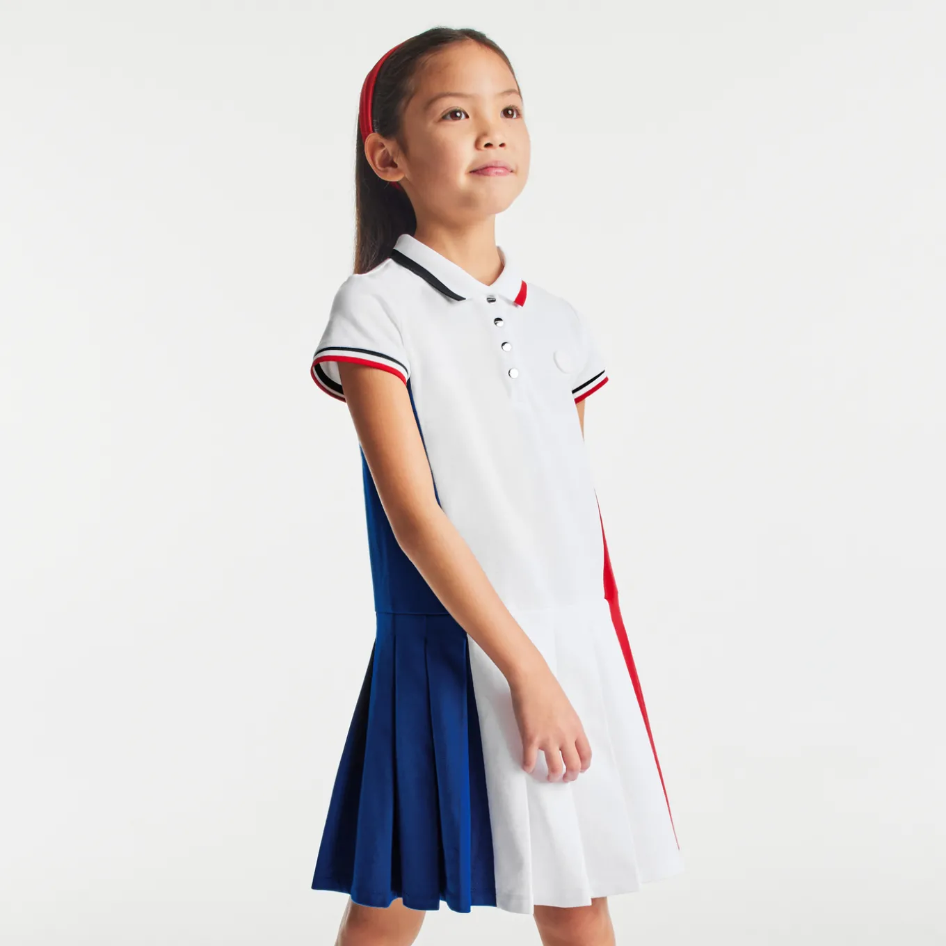 Girl color block dress