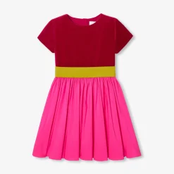 Girl color block dress