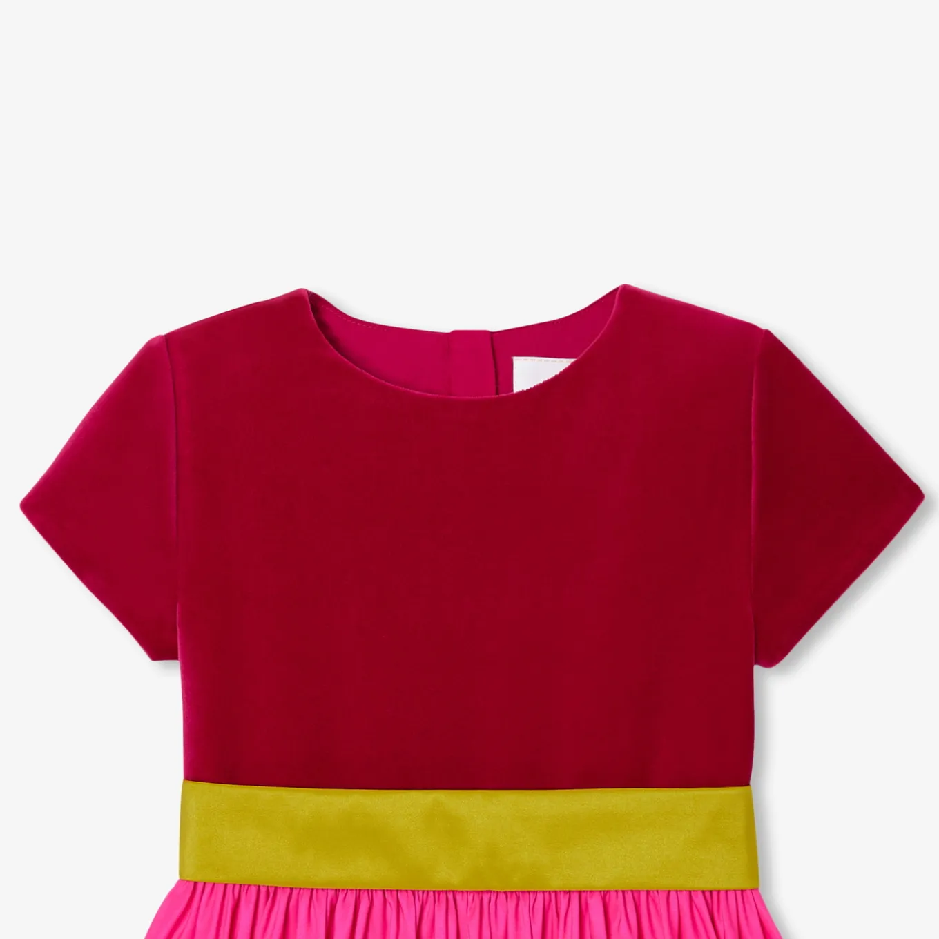 Girl color block dress
